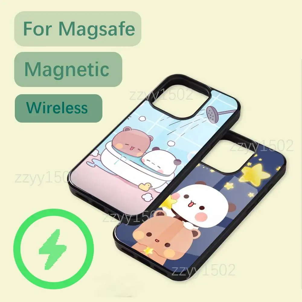 

Cute BuBu DuDu Phone Case For iPhone 17,16,15,14,13,12,11,Pro,Max,Plus,Mini,SE4,E Magsafe Wireless Charging
