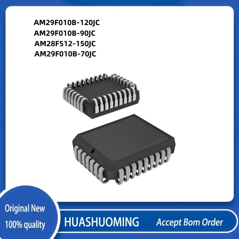 

10 шт./лот AM28F512-150JC AM29F010B-70JC AM29F010B-90JC AM29F010B-120JC AM28F512 AM29F010B