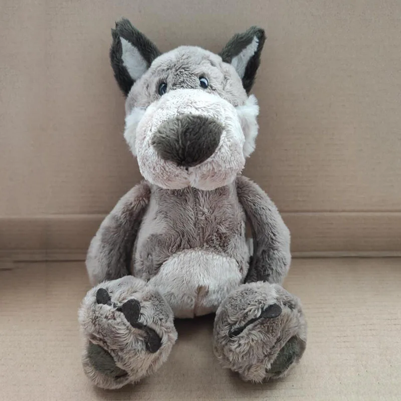 NICE Wolf Woody Kissen Forest Friends Plush Toy Stuffed Doll Cartoon Animal Model Dad Mom Bedtime Story Boy Girl Birthday Gift