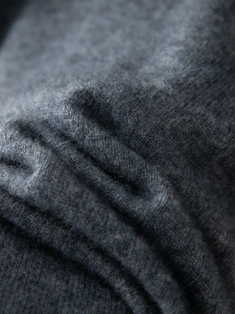 시크한 100% 캐시미어 여성용 파일 칼라 스웨터 단색 풀오버 가을 겨울 패션 캐주얼 루즈 소프트 니트웨어 우아한 탑