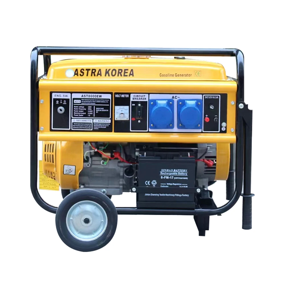 

Hot Selling small 5kw 6kw 7kw honda gasoline generator