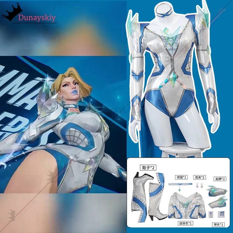 

Игра Эмма Фрост, костюм королевы для косплея, XS-3XL, сексуальное боевое боди, женский комбинезон, костюм зентай, аниме, вечерние маскарадные колготки