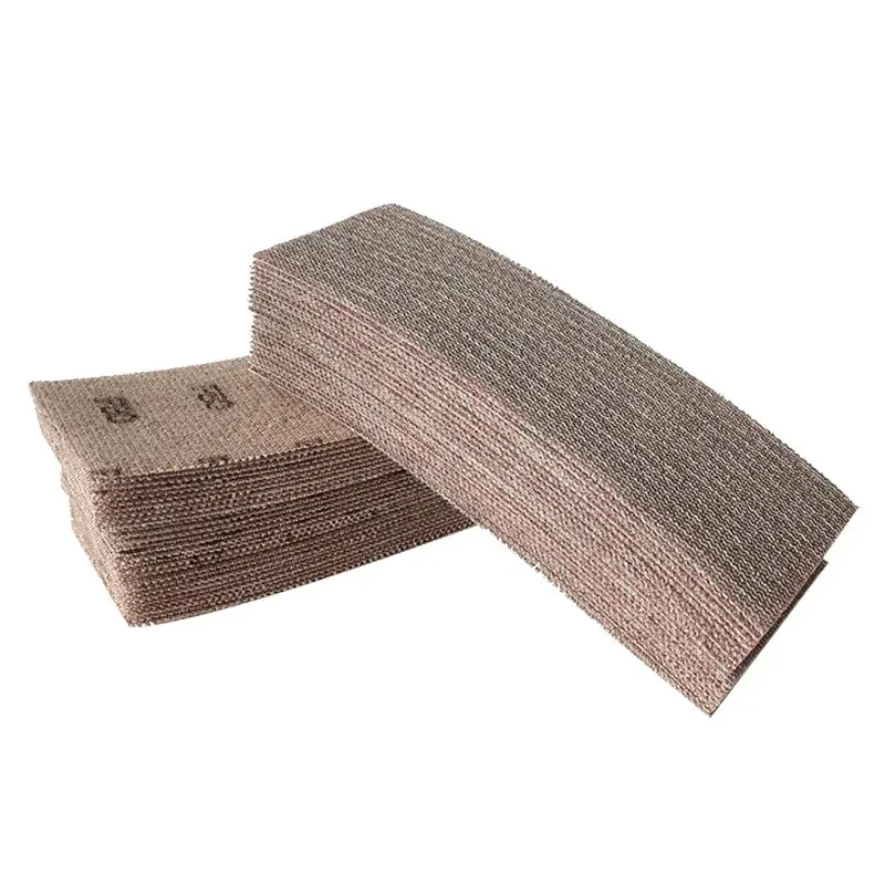 Carta vetrata a rete 70x198mm Carta vetrata quadrata a rete per molatura a secco adatta per MIRKA Mesh Sabbia Levigatura Aspirazione polvere Floccaggio Abrasivo