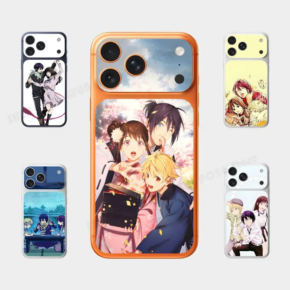 

Anime Y-Yato H-Hiyori Y-Yukine Plain Decal Skin For IPhone17 Pro ProMax Back Film Cover Wrap Anti-scratch Durable Sticker