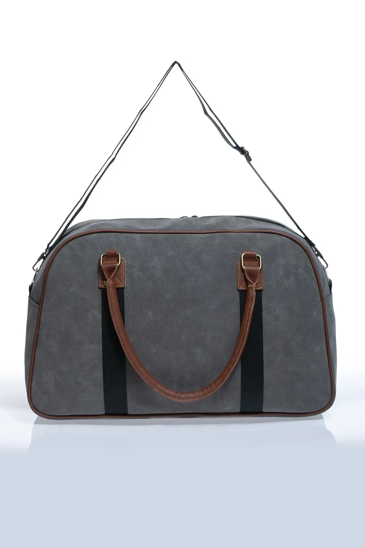 Byhakan Gk25 Unisex Sports Bag And Hand Briefcase Gray-Tan