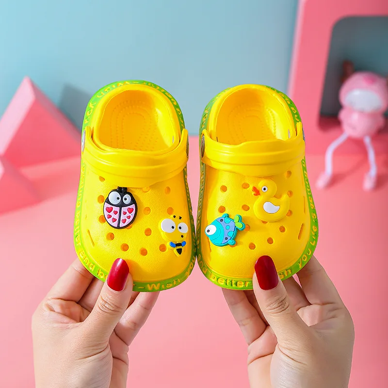 

2024 Summer Baby Shoes Sandals for Girls Boy Mules Baby Girl Shoes Cartoon Sandal Infantil for Boy Children's Garden Shoes