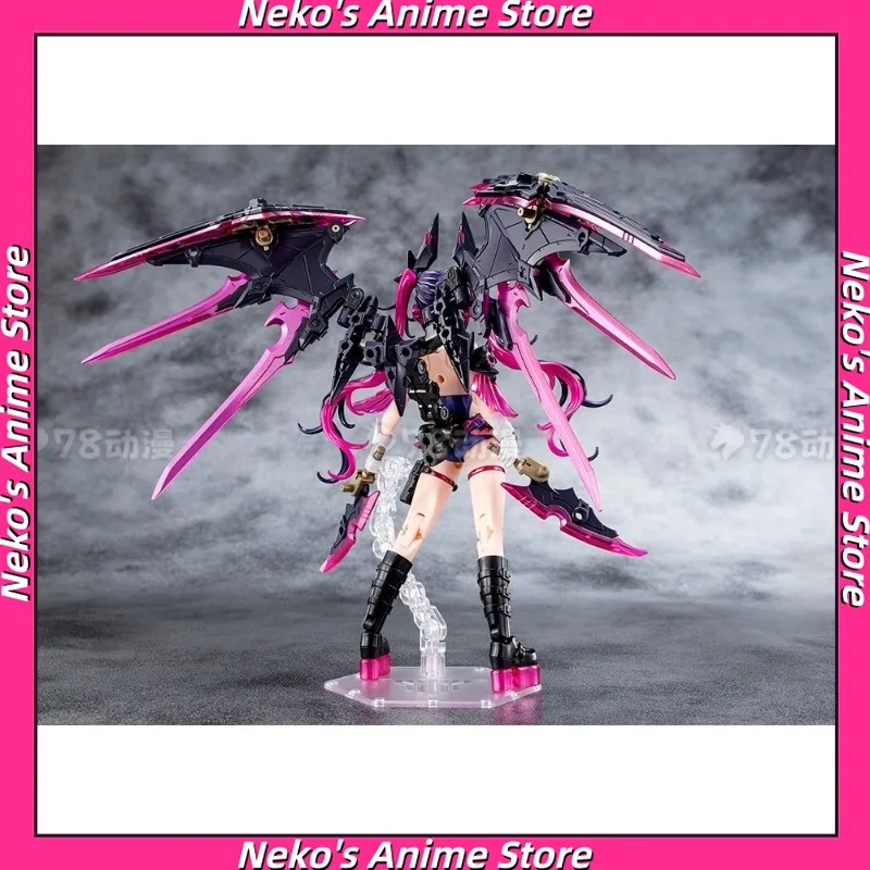 【En Existencia】Kotobukiya Megami Device Desire Maiden Raider, Kit de Modelo de Figura de Acción, Modelo de Anime, Muñeca de Escritorio, Coleccionables, Regalo