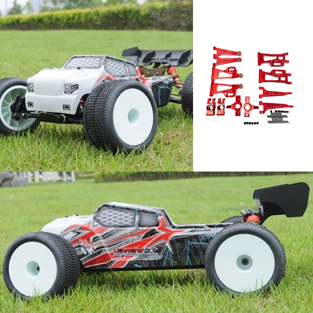 

MJX 14210 Upgrade Parts Aluminum Suspension Arm Wheel Seat Steering Cup Shock Tower HyperGo Metal Parts