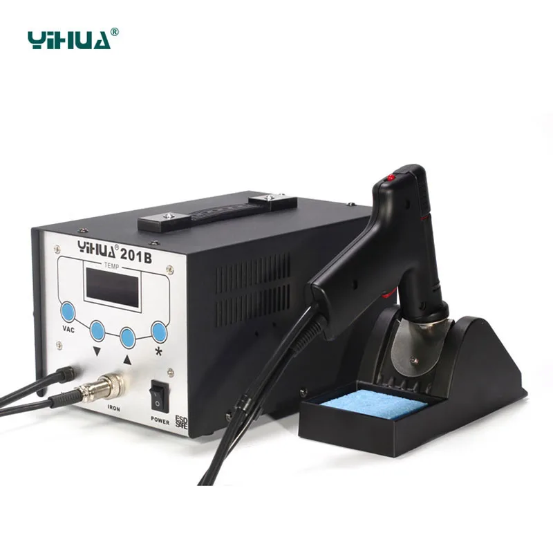 YIHUA 201B 2 in1 130W high frequency electric suction gun anti-static desoldering station