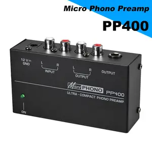 Behringer pp400超小型フォノプリアンプ専用rca and1/4 