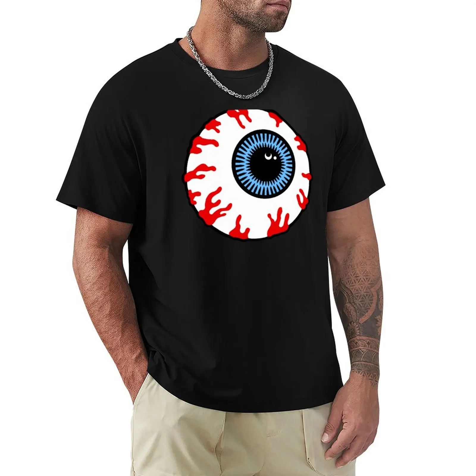 Eyeball T-Shirt Retro Style Print Casual Top