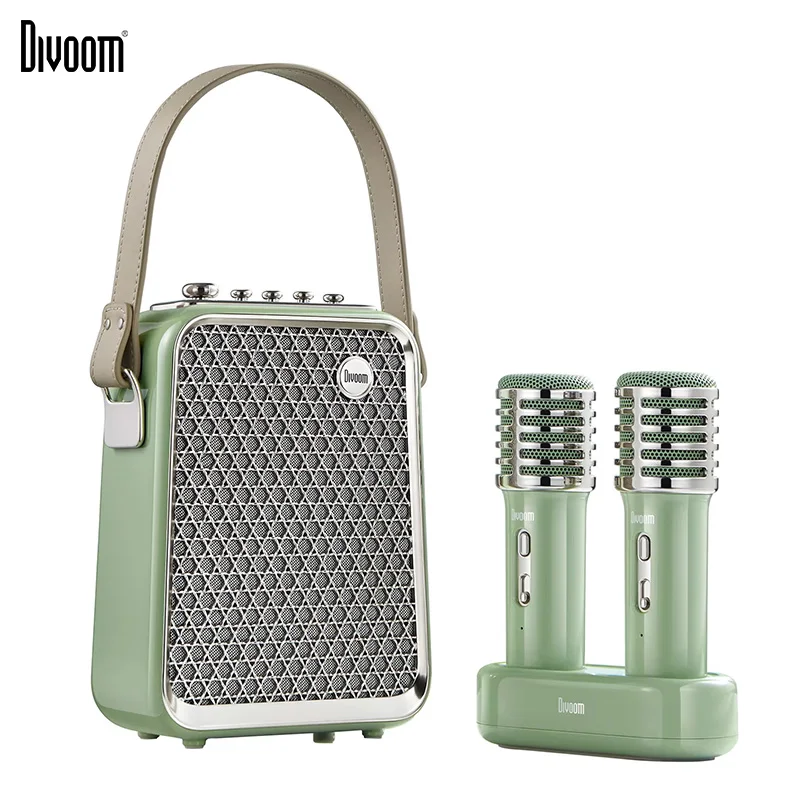 Divoom SongBird-HQ Portable Bluetooth Speaker Home Home Ktv Sound Set Home Karaoke Speakers Microphone Karaoke Microphone