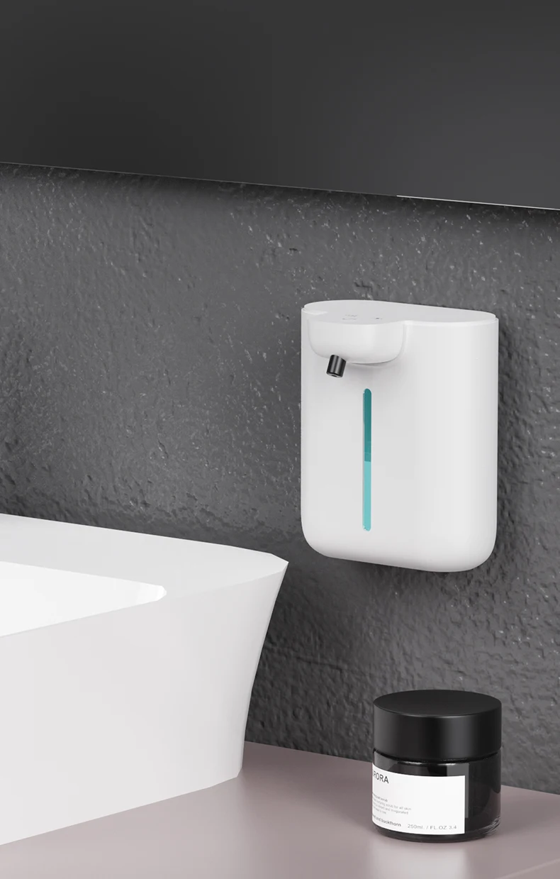 Intelligent Light Indicator Soap Dispenser 500ML Capacity Automatic Hand Sanitizer Suitable for Wall Mounting or Desktop Use