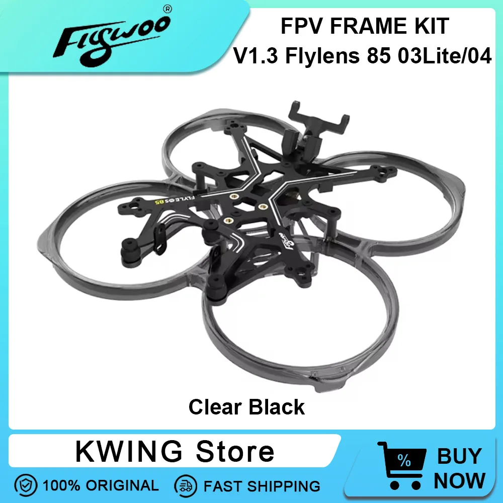 Flywoo Flylens 85 Frame Kit 2inch FPV Racing Quadcopter Frame Support  O3 Lite / O4 ROBO 1003 Brushless Motor