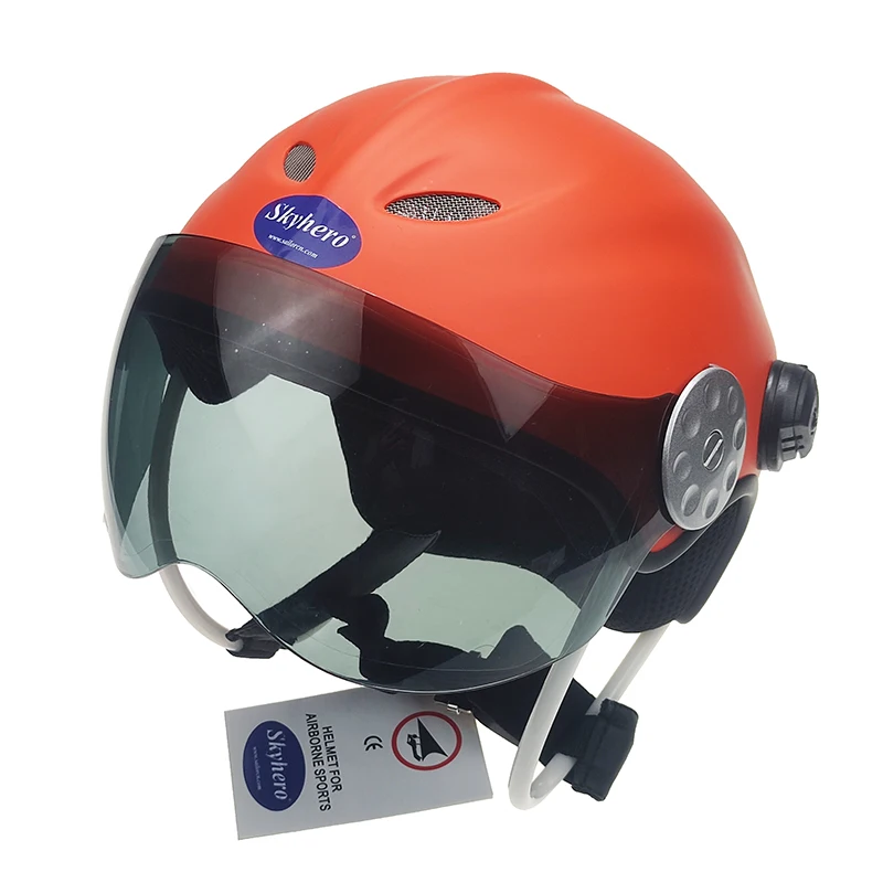 GD-K casco paramotore, solo casco con visiera senza auricolare