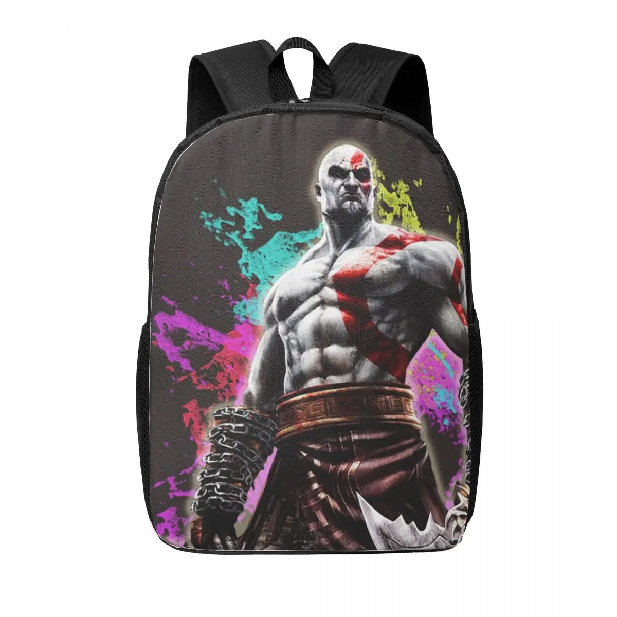 

Splatter Kratos женские рюкзаки для мальчиков и девочек, сумка для книг, повседневные школьные сумки для студентов, портативный рюкзак для ноутбука, сумка на плечо