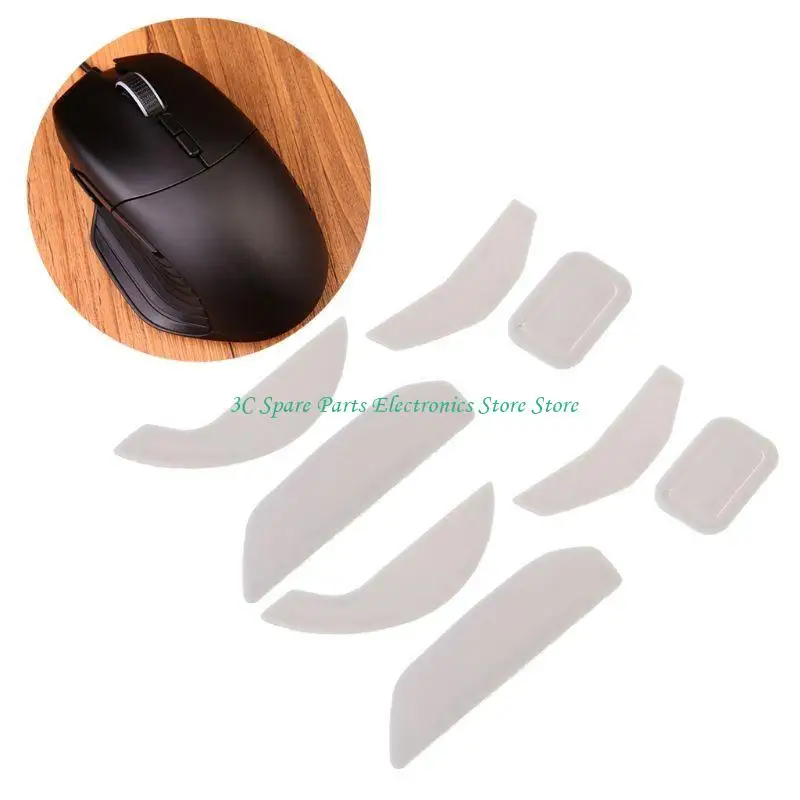 

SZ 2 комплекта с закругленными изогнутыми краями, ножки для мыши, коврик для коньков для мыши, проводной для василиска