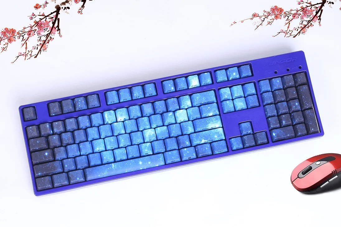 [Old Nebula Series] Personalized mechanical keyboard sublimation starry sky keycap A