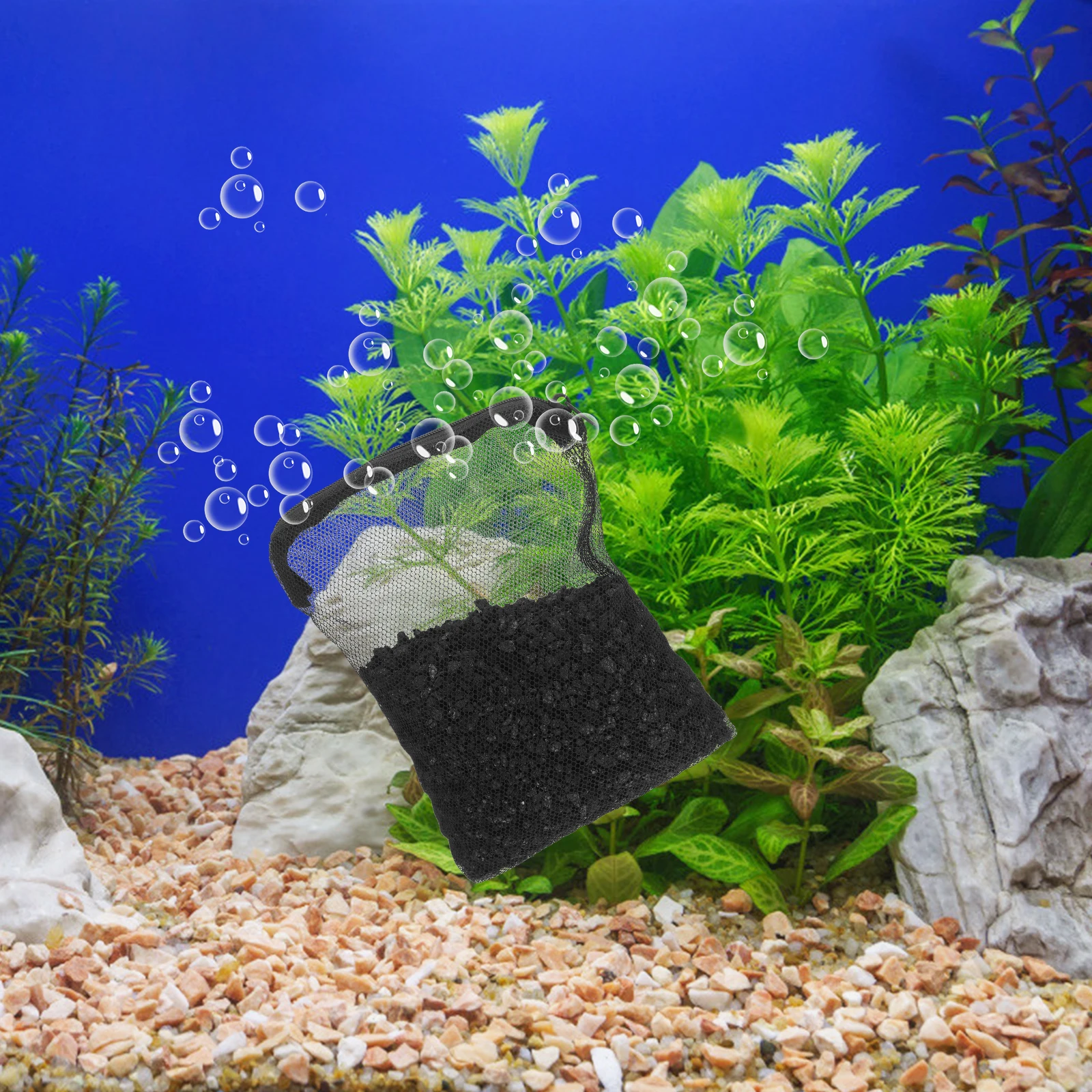 

1 Pack Water Purification Activated Carbon Filtration Material For Aquarium Fish Tank Filter Kit Natural Circulation Pores
