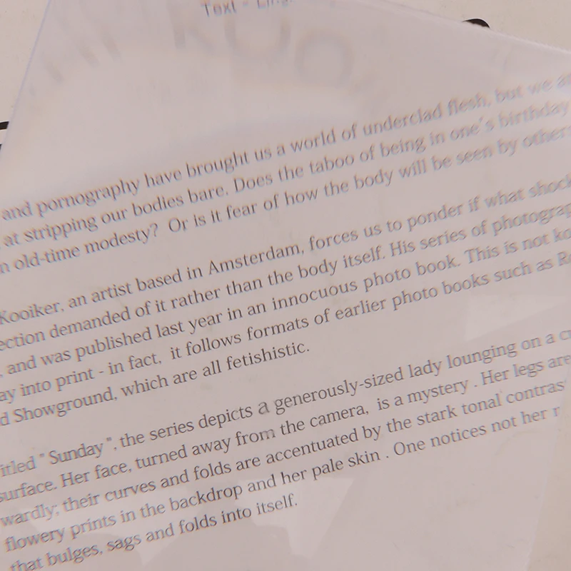 120*180 مللي متر بولي كلوريد الفينيل المكبر عدسة مكبرة صفحة الكتاب التكبير 3x رقيقة جدا المكبر العدسة لقراءة الكتب المطبوعات الصغيرة