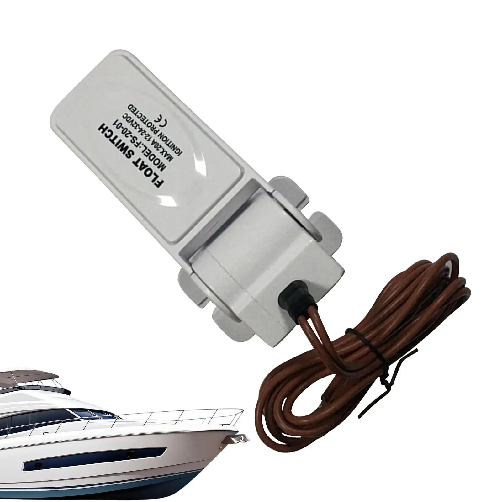 

Bilge Float Switches Bilge Pump Submersible Boat Automatic Float Switches Water Level Controller Accessories For Marine Ship
