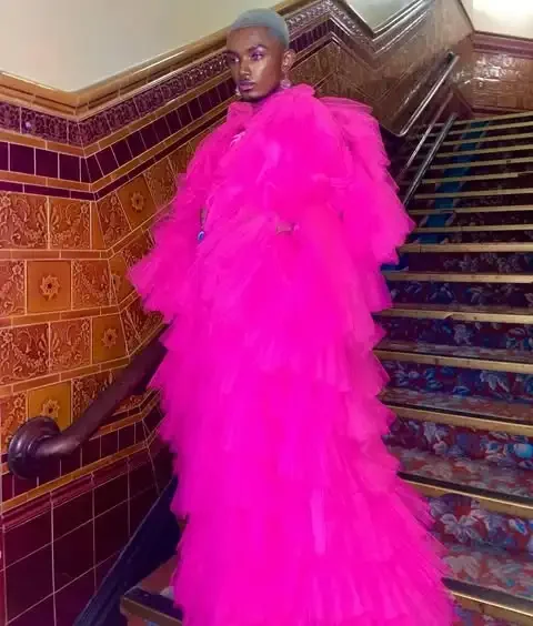 Abito premaman in tulle a strati di lusso Cappotto per servizio fotografico Giacche lunghe da donna Abito premaman in tulle a strati extra gonfio Mantello su misura