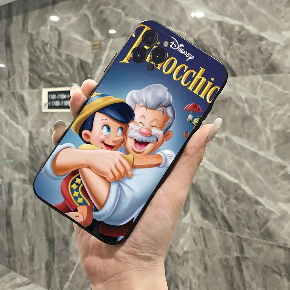 Disney Pinocchio Phone Case For IPhone 15 14 11 12 13 Mini Pro XS Max Cover 6 7 8 Plus X XR SE 2020 Funda Shell