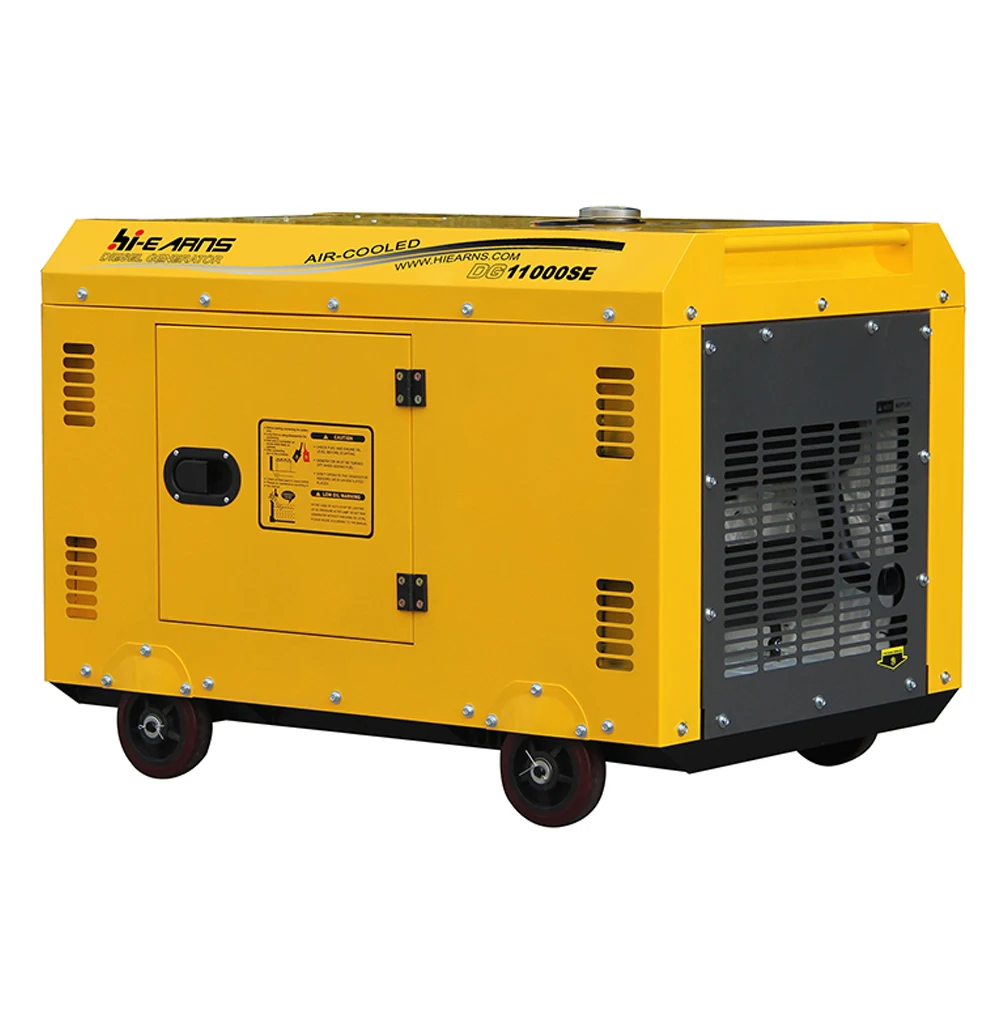 air-cooled generator DG11000SE3 three phase 198FD electric power generator