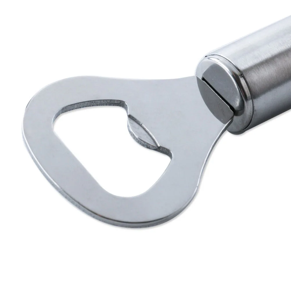 

Bottle Opener Stainless Steel Comfortable Handle Long Straight Edge Premium Material Practical Beer Cap remover Kitchen