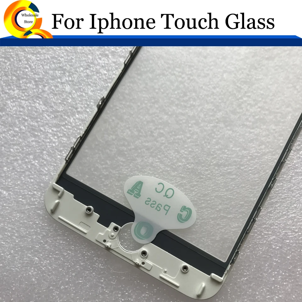 10Pcs\Lot For iPhone 6 6s 5 7 8 Plus  Touch Screen Front Outer Glass With Laminated OCA Replacement