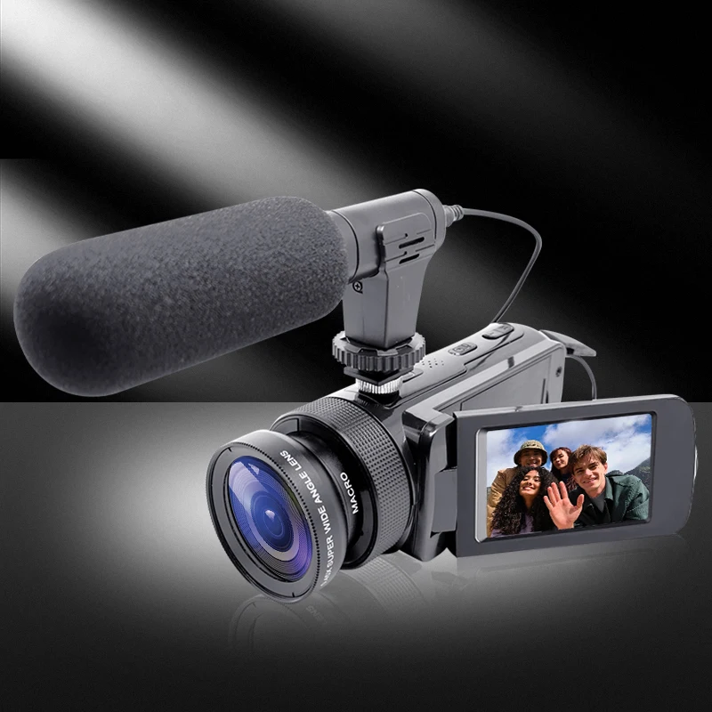 

Camcorder With Microphone High-Quality Audio Recording DV Recorder 16X Digital zoom Video Camera Machine For Recording vlogs