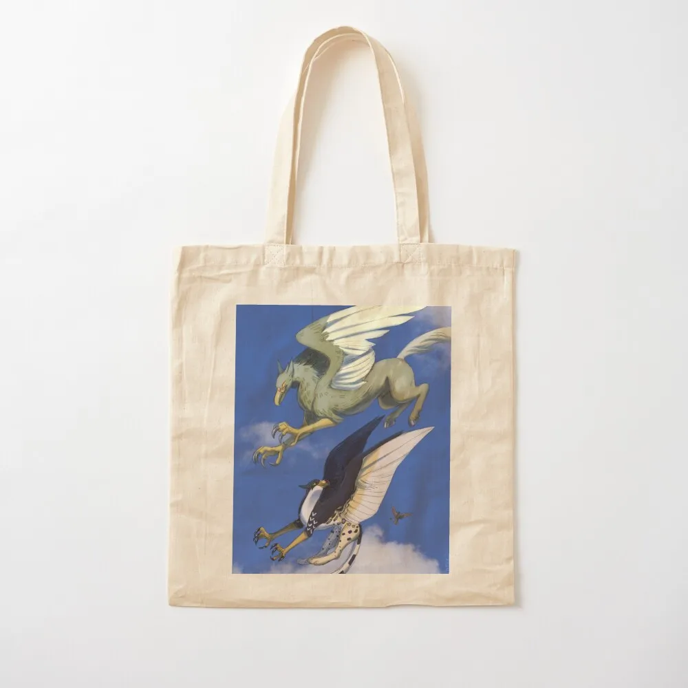 

Risky Flight - Gryphons Tote Bag Handbags custom fabric bag Lady bag Reusable bags