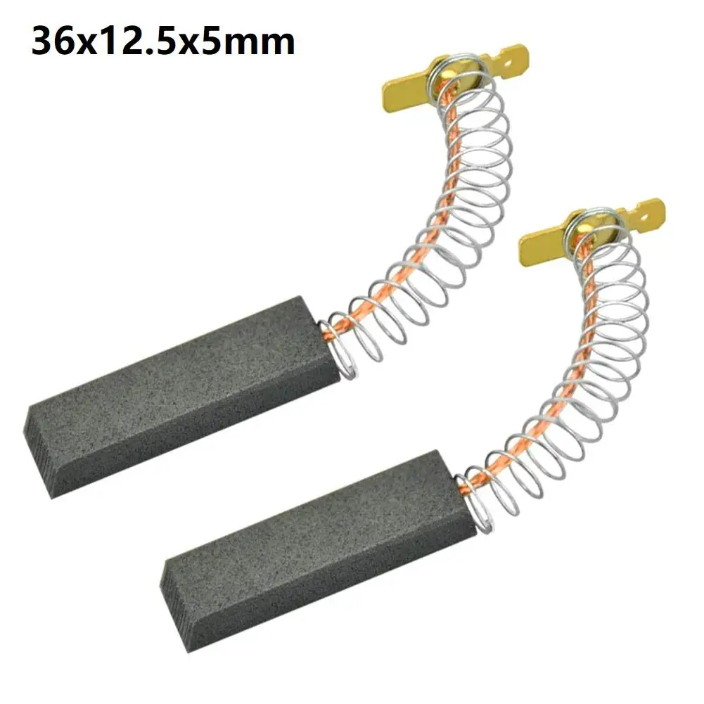 2pcs Motor Carbon Brushes For BOSCH Waa24160gb/01  Wfx148sgb Waa24160gb/04 36x12.5x5mm Intermittent Motor Fixing