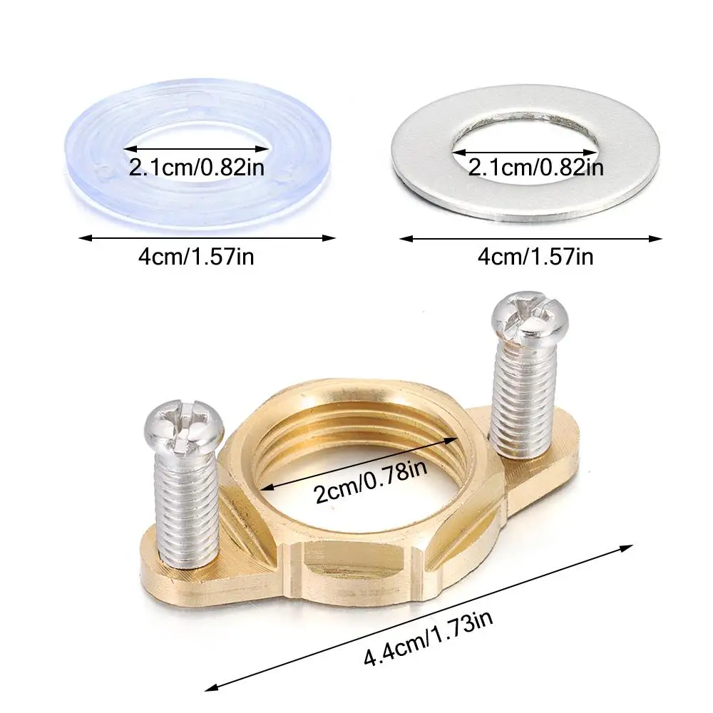 1Set Brass Faucet Fixing Tool Set Antiloosing O Type Fastener Faucet Repair Kit Cap Fastening Lock Nut Circlip Washer Kitchen