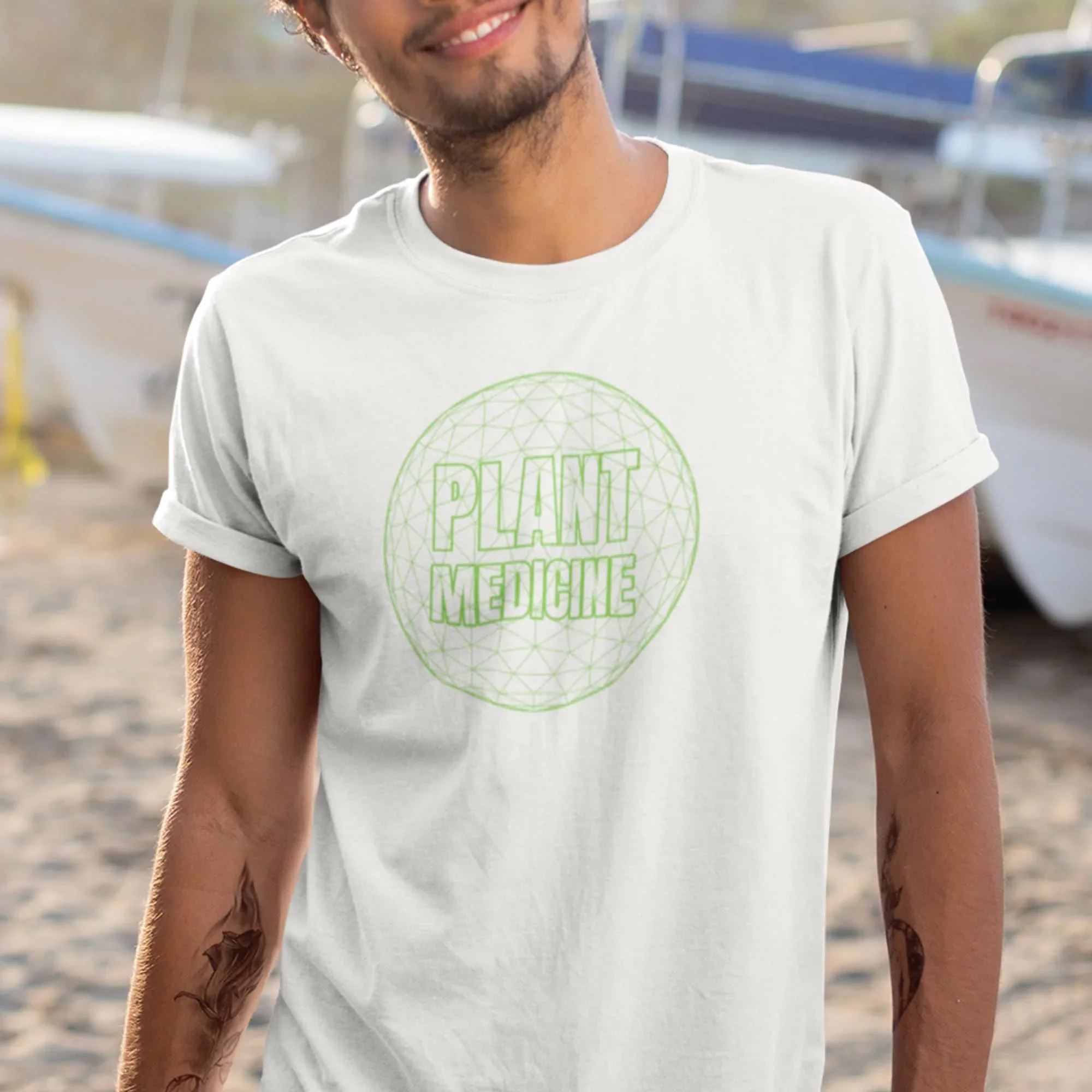 Plant Medicine Shirt Sacred Geometry Peru Ayahuaska Shipibo Shaman Clothing Herbal Medicine