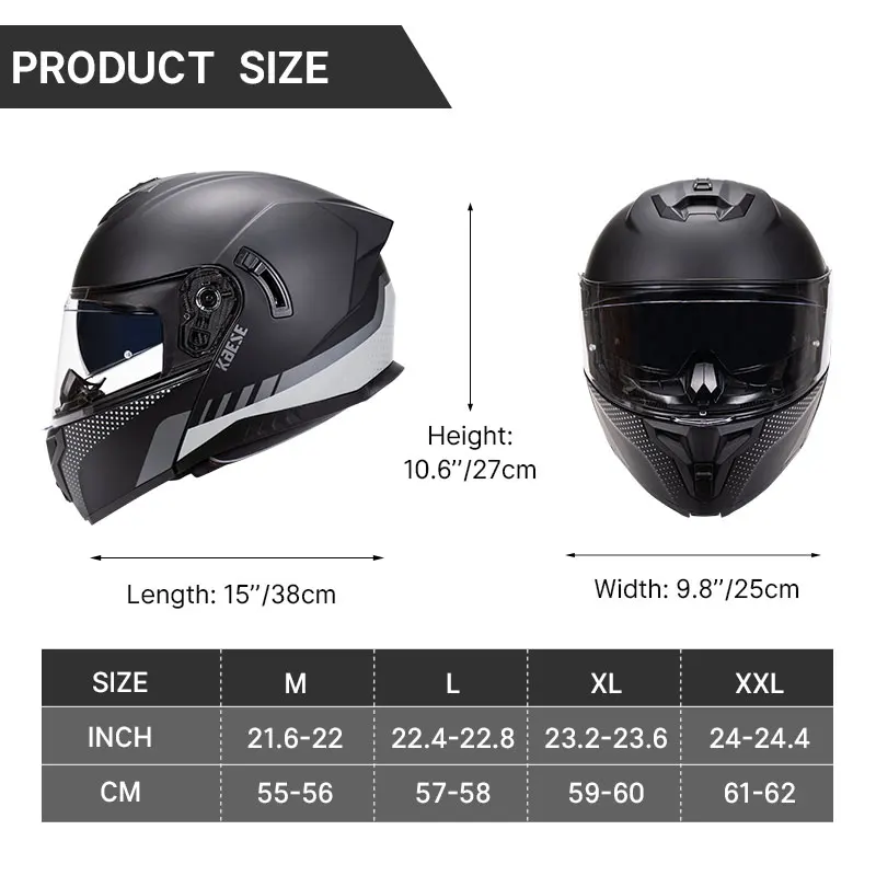 DOT ECE Low Profit Latest DOT Approved Safety Modular Flip Motorcycle Helmet Voyage Racing Dual Lens Helmet Interior Visor Men