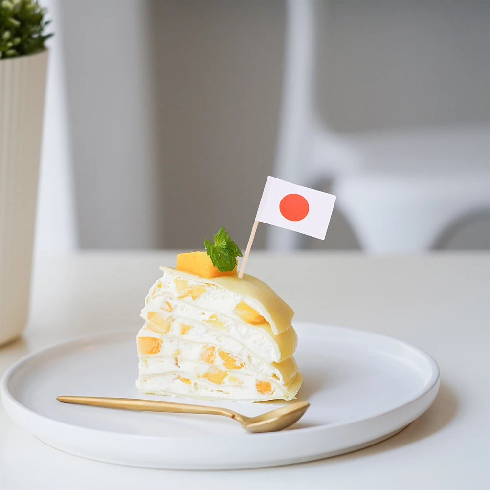 

200 Pcs Toothpick Flags Cupcake Picks Beautiful Shape Flagpole Hotels Clubs Bars Families Food Drinks St out Guests Successful