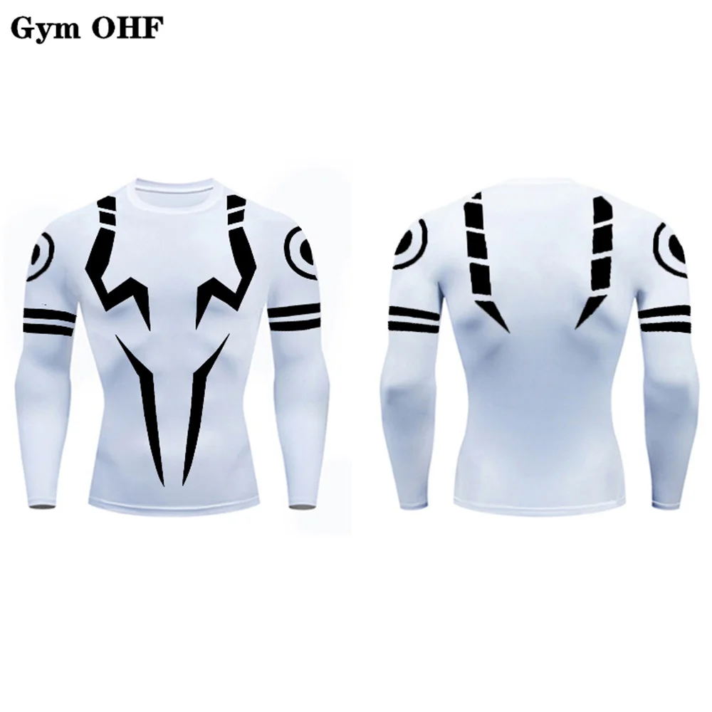 Anime 3D Print New Compression T Shirt Men MMA Rashguard Tops Shirt Men\'s Running Muay Thai Sports Gym Bjj Boxing Jerseys