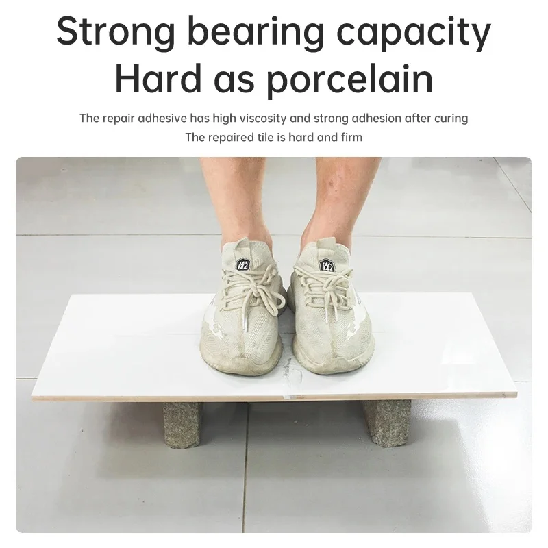 Strong Bond Ceramic Tile Repair Epoxy Glue Marble Floor Filler Paste AB Adhesive Perfect For Sealing Cracks Holes And Gaps Ideal