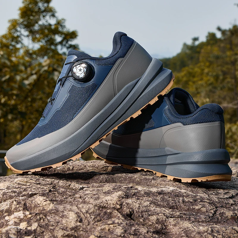 

Luxury Brand Trail Running Shoes Men Black Gray Outdoor Gym Shoe Mens Comfortable Sport Sneakers Man Designer Training Shoe