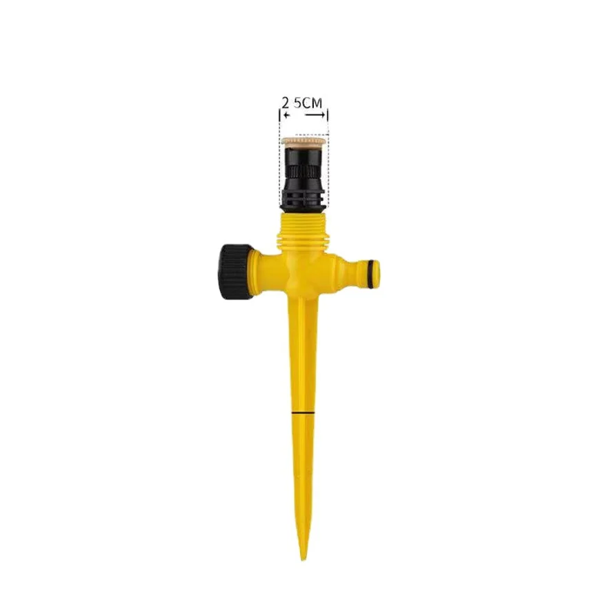 Garden Sprinkler with Adjustable Misting Function, Ground-Inserted Sprinkler for Vegetable Gardens and Plant Gardens