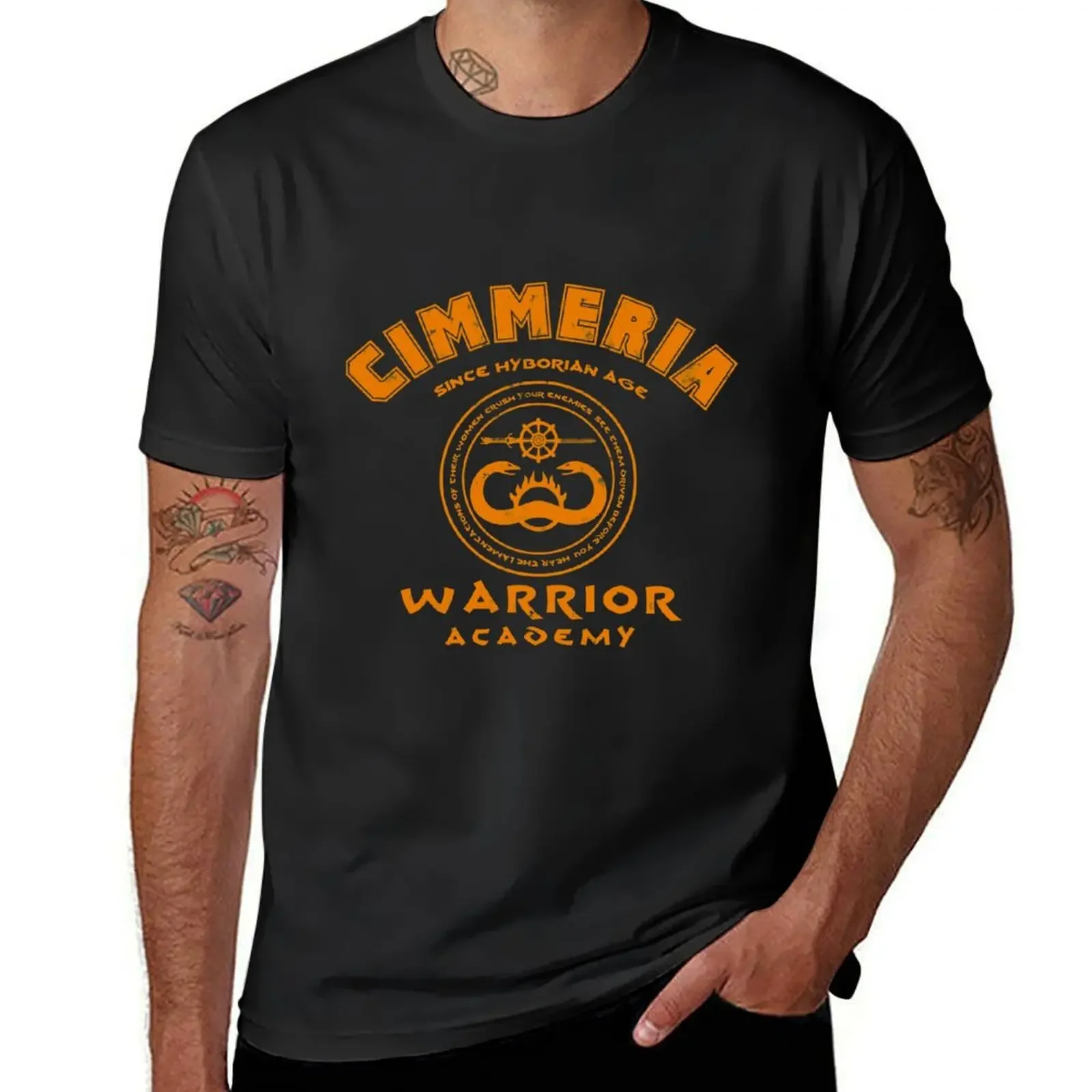 

Warrior academy T-Shirt blanks custom t shirt plain t shirt men