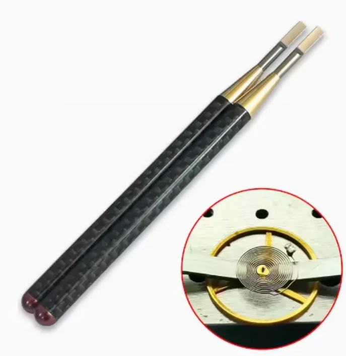 

hairspring, watch parts, maintenance, and accessories Watchmaker's tool for removing watch swing wheels,