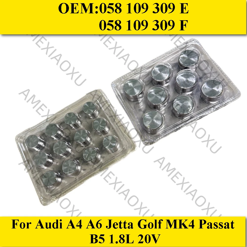 NEW 058 109 309 E 20 Pcs Engine Camshaft Hydraulic Valve Tappet Kit For Audi A4 A6 Jetta Golf MK4 Passat B5 1.8L 20V 058109309F