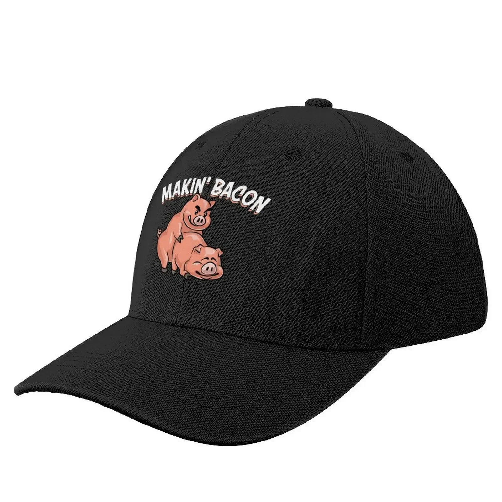 Makin bacon Baseball Cap Visor Gentleman Hat Rave New In The Hat Woman Men's