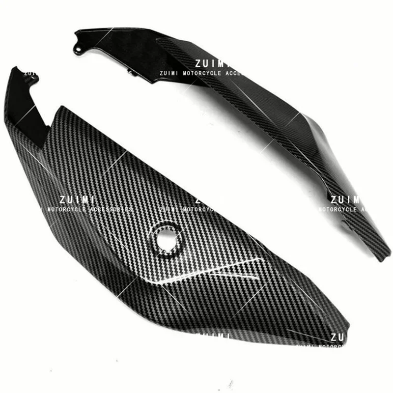Suitable for Kawasaki ZX10R ZX-10R 2021-2022 Carbon Fiber Rear Tailside Seat Cover Fairing Rear Tailside Panel Edge Plate Shell