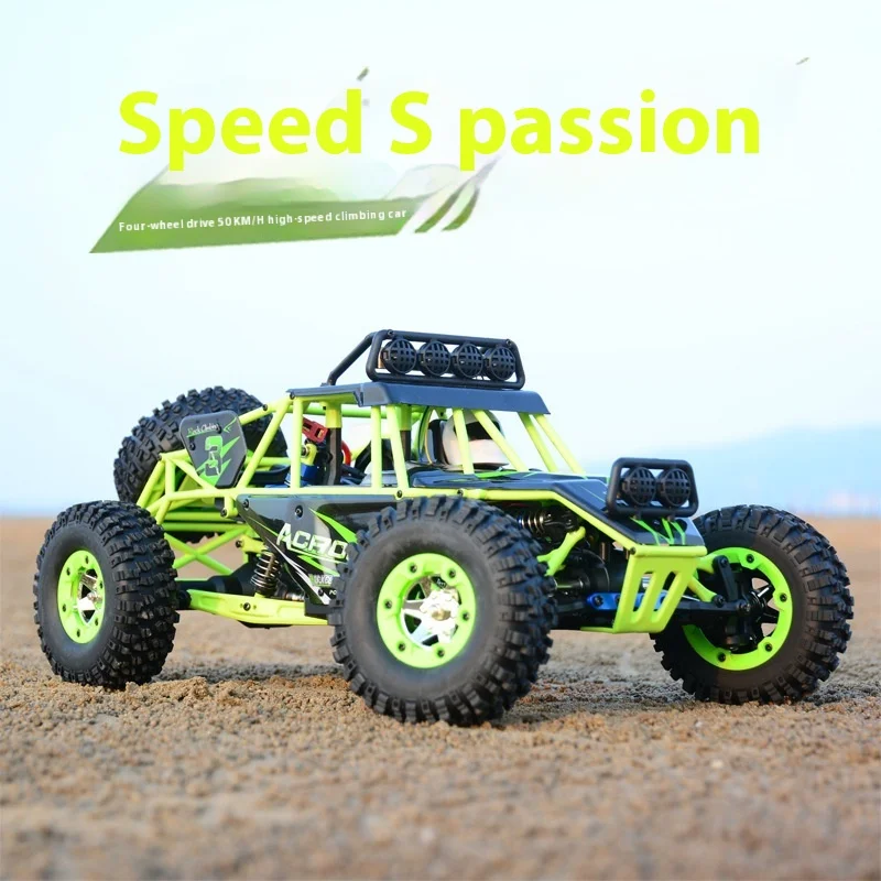 Wltoys 12428 1/12 RC Car 2.4G 4WD Electric Brushed Racing Crawler RTR 50km/h High Speed RC Off-road Car Remote Control Car gift