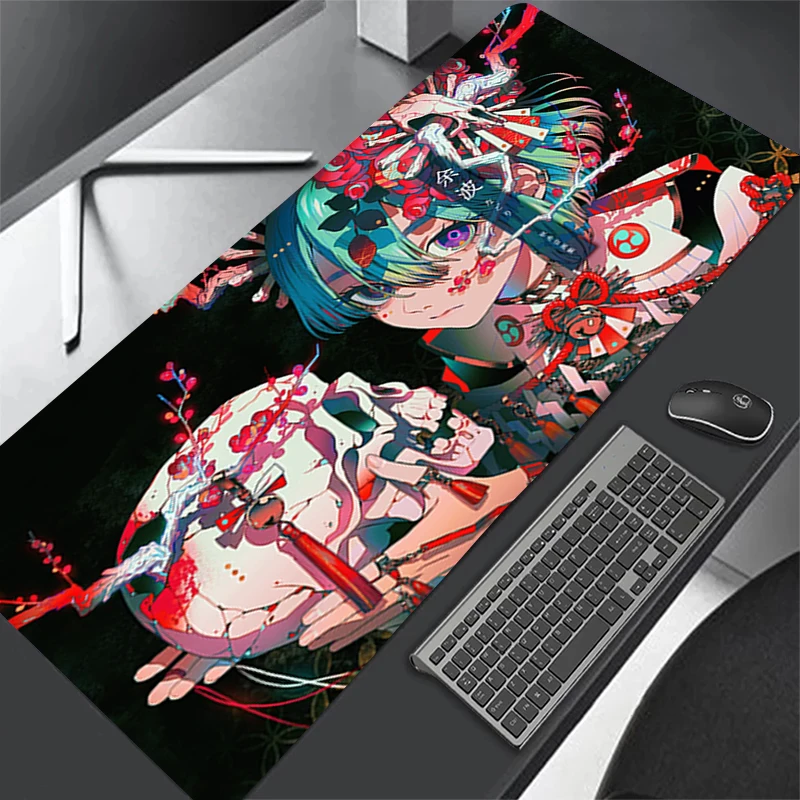 

Anime Masks Akiakane Art Mouse Pad PC Carpet Desk Mat Mause Office Keyboard Japan Rug Table Accessories Mausepad Tapis De Souris