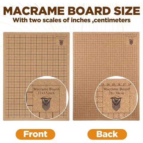 मैक्रम आपूर्ति में मैक्रम बोर्ड धातु समायोज्य धारक ब्रश कैंची शासक के साथ ब्रेडिंग कंगन बनाने के लिए शामिल हैं 10 best sales मकरमी बोर्ड - №10