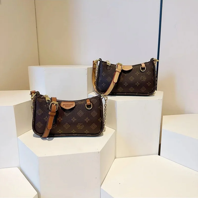 

2025 Must - Have! Luxury Handheld & Underarm Mahjong Bags - Vintage Color - Blocked, Fashion Chain Shoulder Crossbody Bag